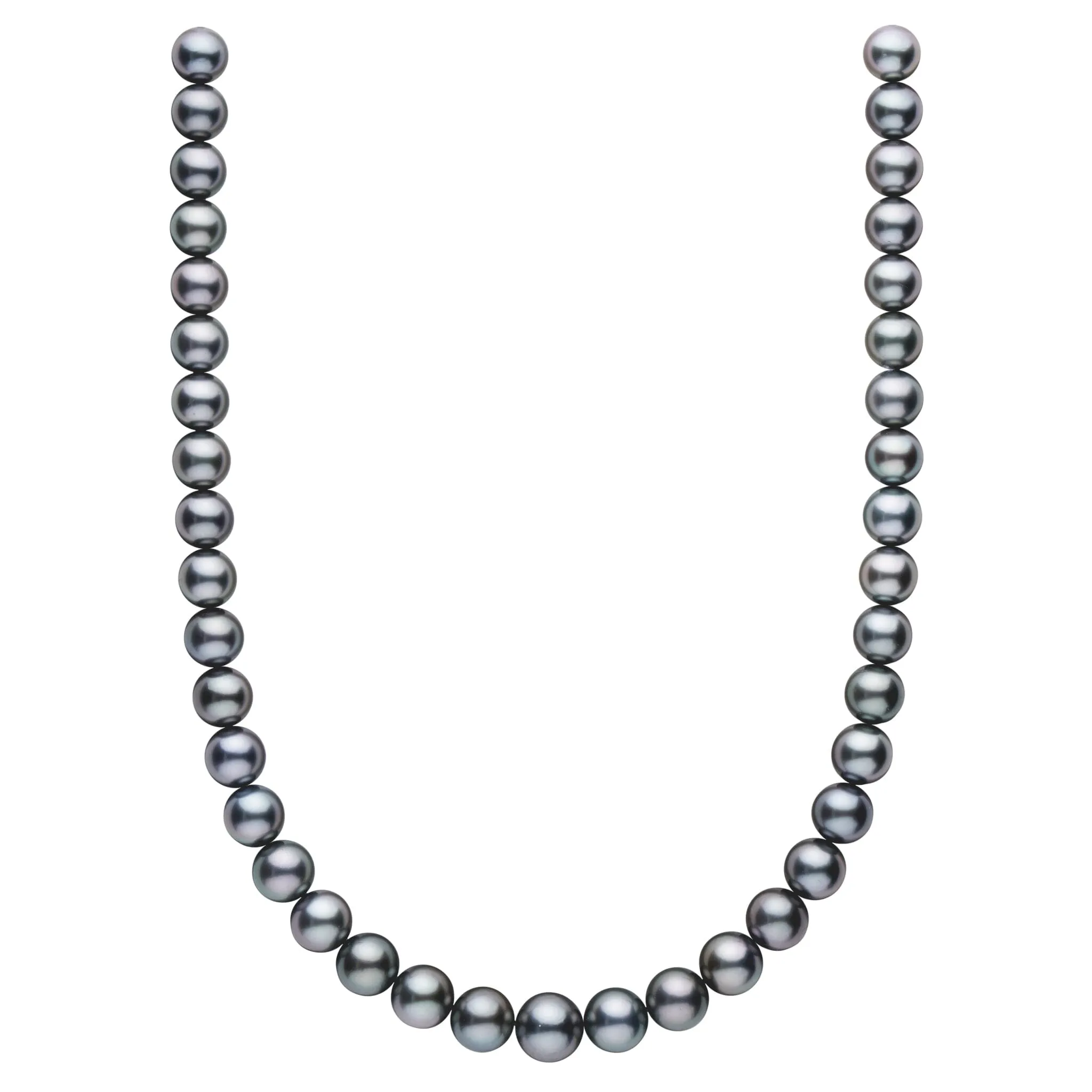 10.0-12.1 mm AAA Tahitian Round Pearl Necklace