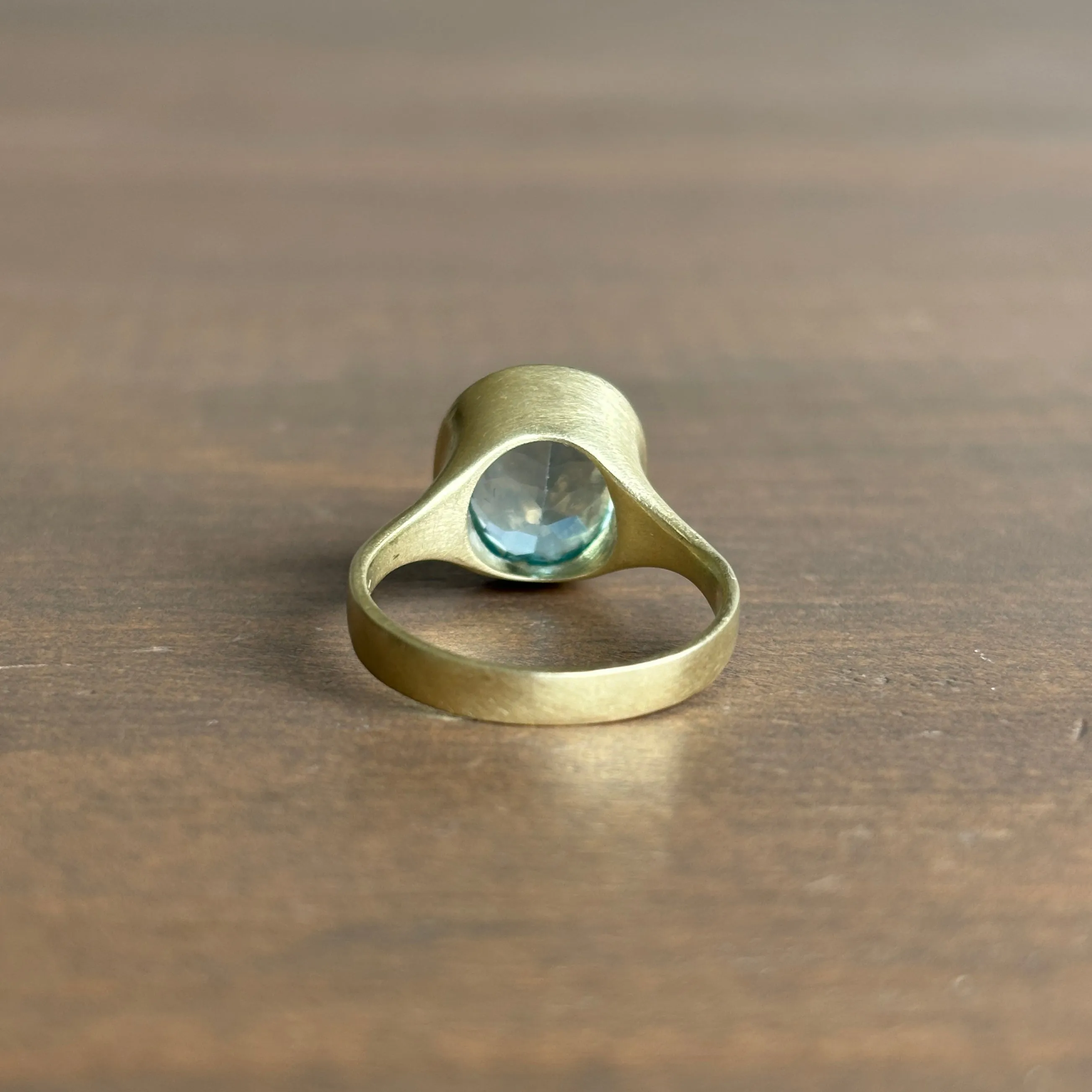 Blue Topaz Amphora Ring