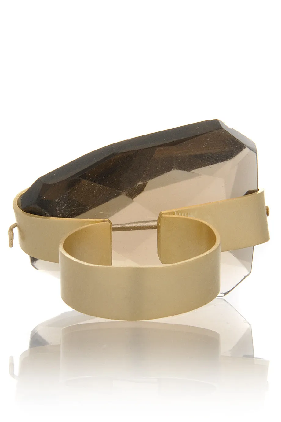 BY THE STONES SMOKY Topaz Gold Ring