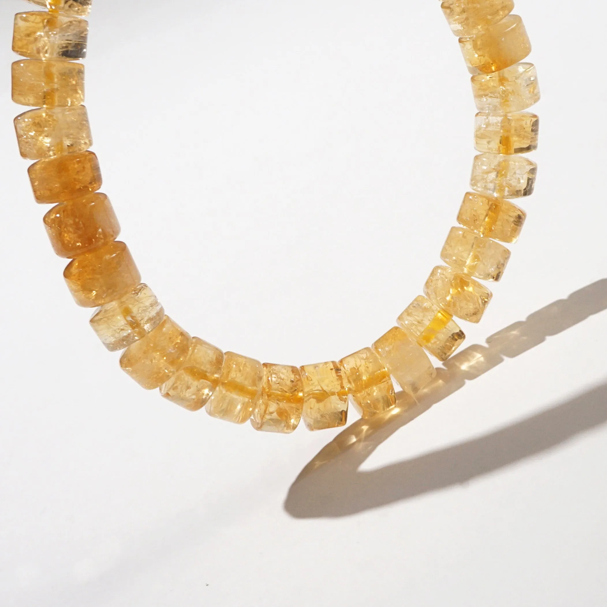 Citrine Discs 8mm