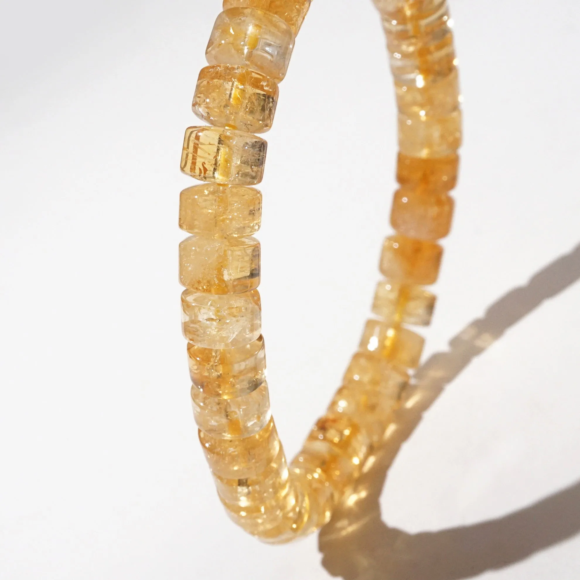 Citrine Discs 8mm