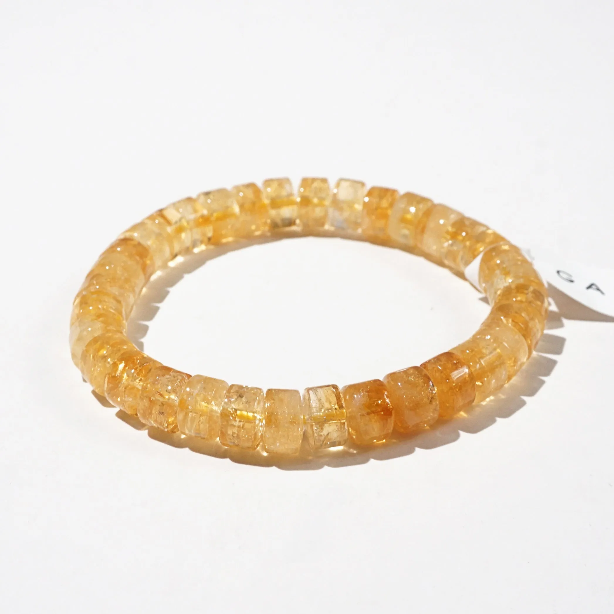 Citrine Discs 8mm