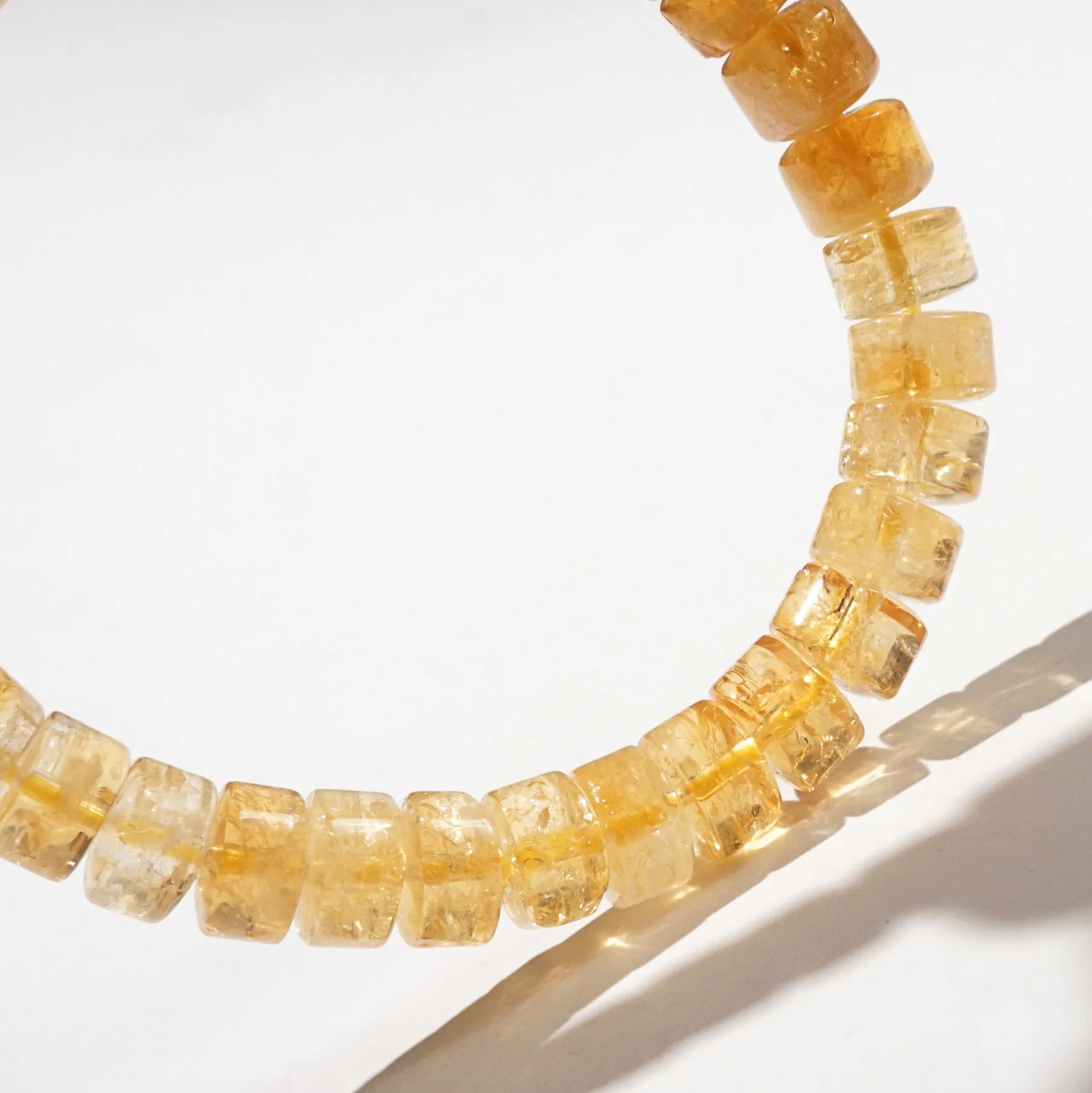 Citrine Discs 8mm