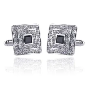Classy Men Silver Luxury Cufflinks