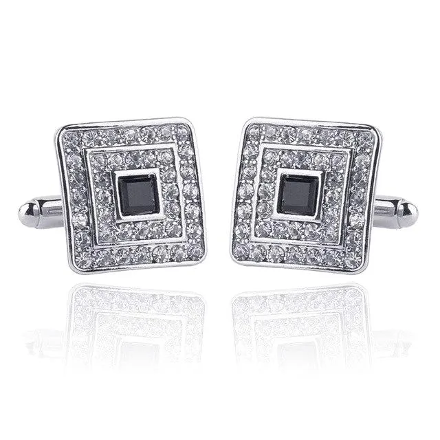 Classy Men Silver Luxury Cufflinks