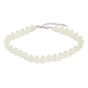 Cluster Pearl Strand Choker