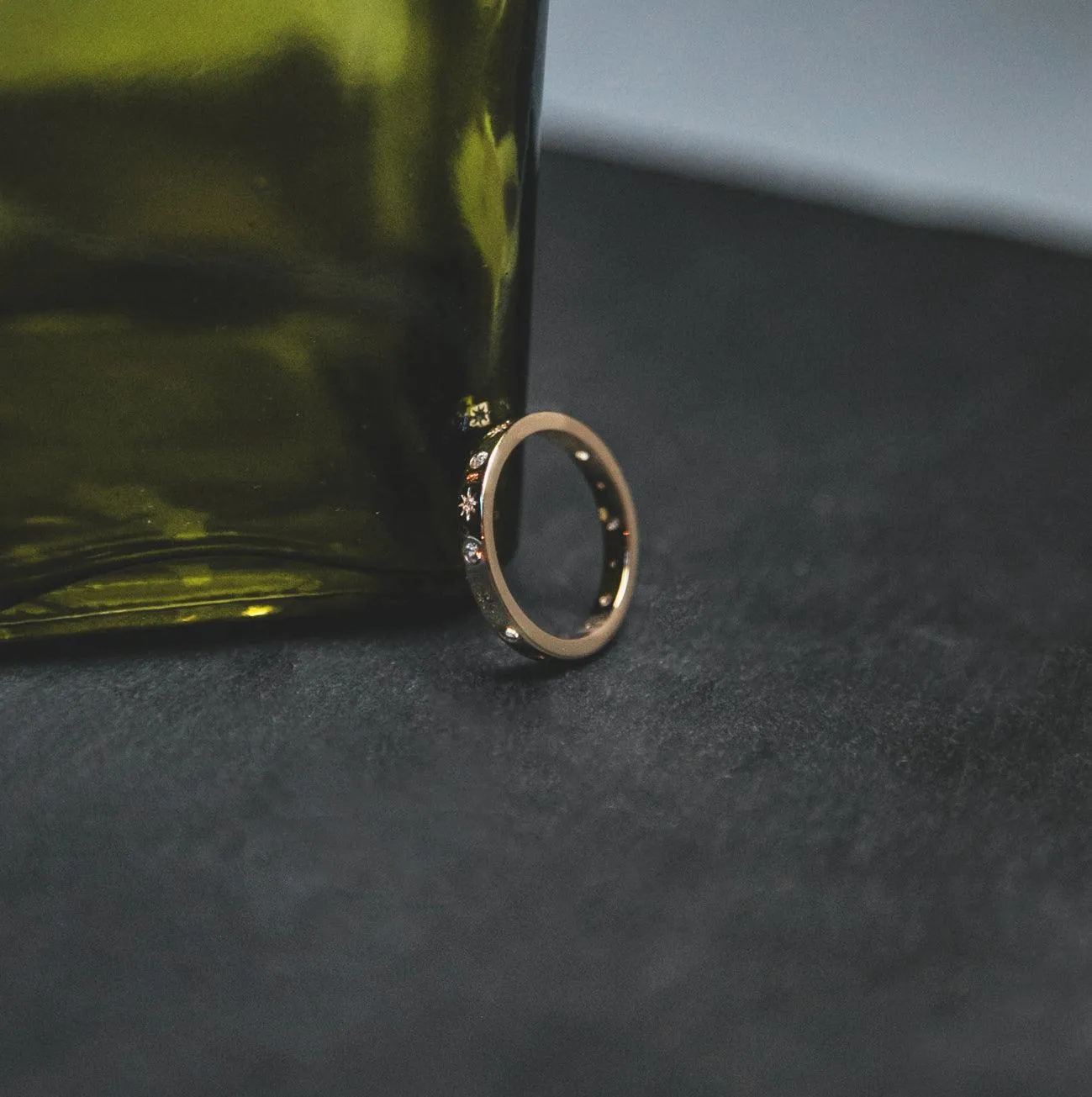 Faith Star Studded Ring | 18K Gold Plated