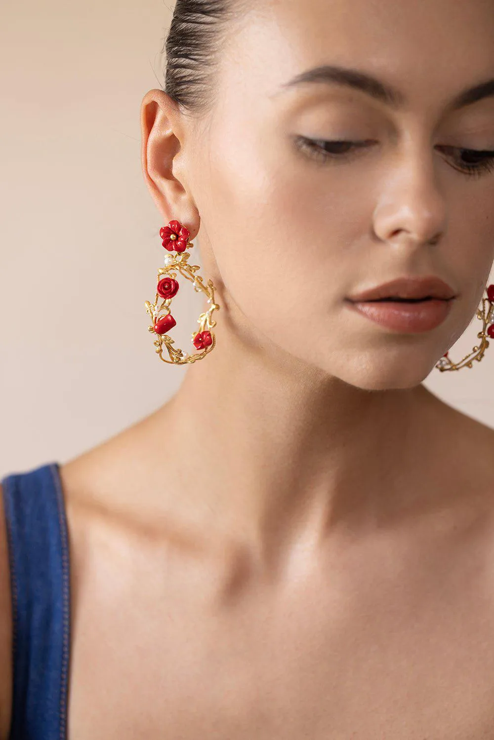 Flower Whirl Earrings