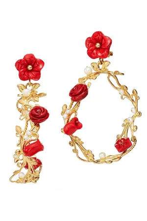 Flower Whirl Earrings