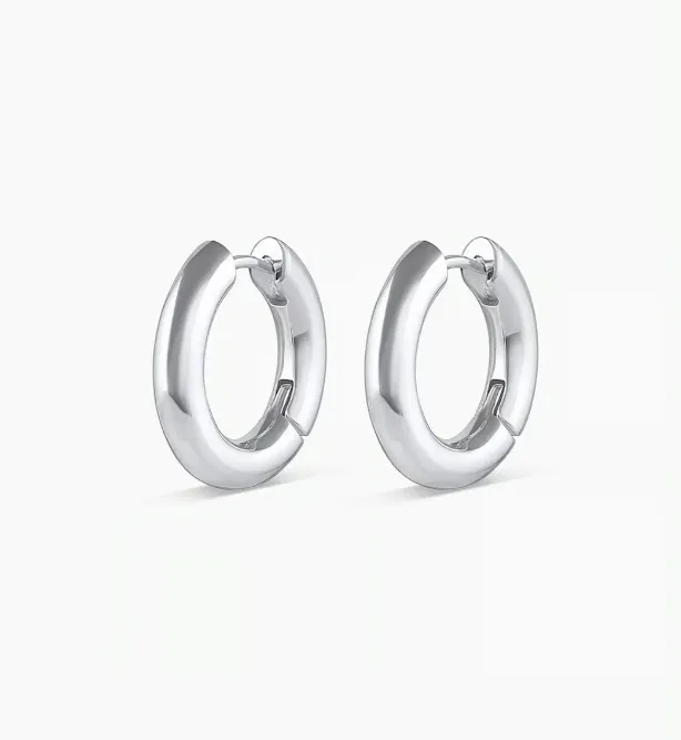 Gorjana Lou Hoops in Gold or Silver