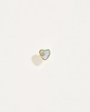 Heart Diamond Stud
