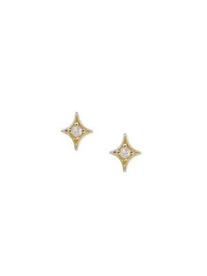 Jac Jo Mini Gothic Diamond Studs