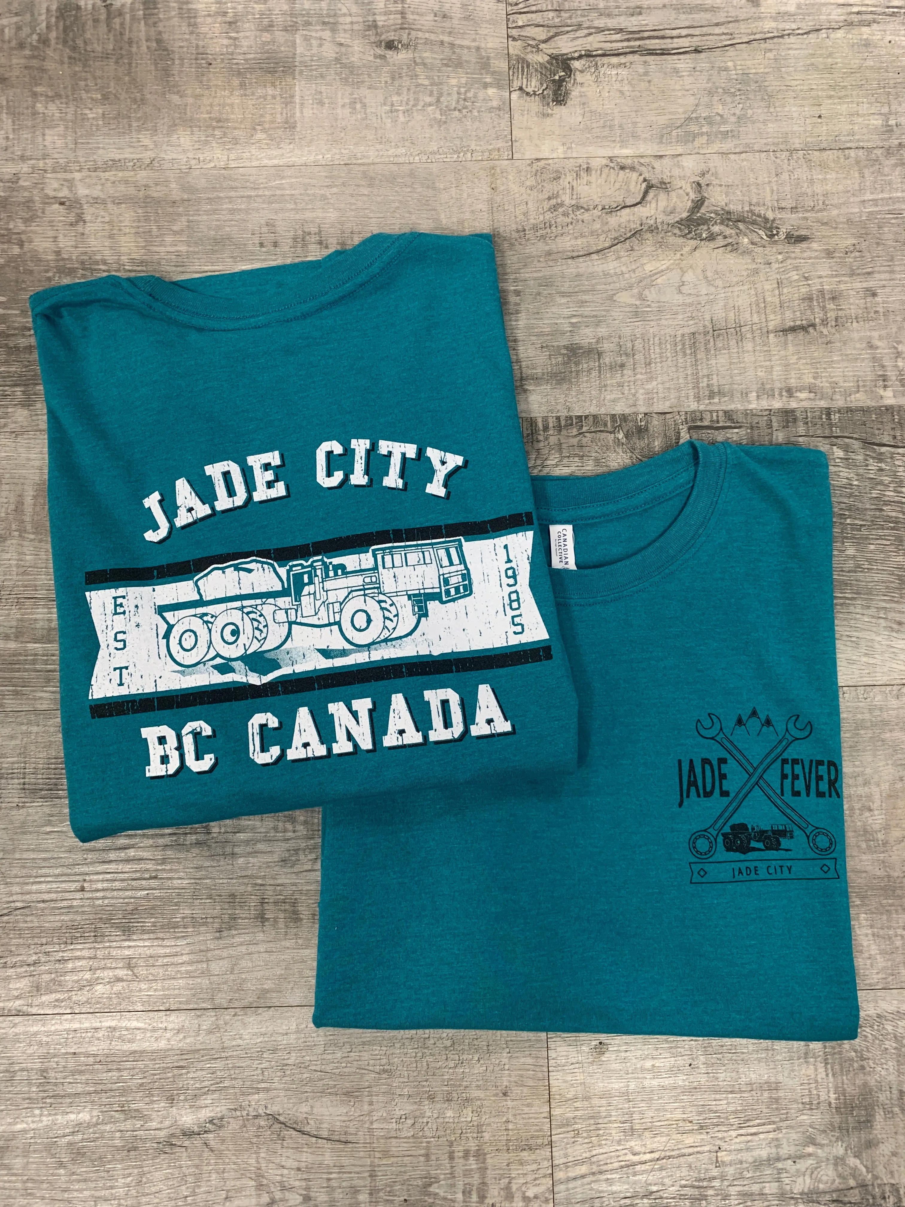 Jade Fever Wrench T-Shirt with Jade City Delta on back