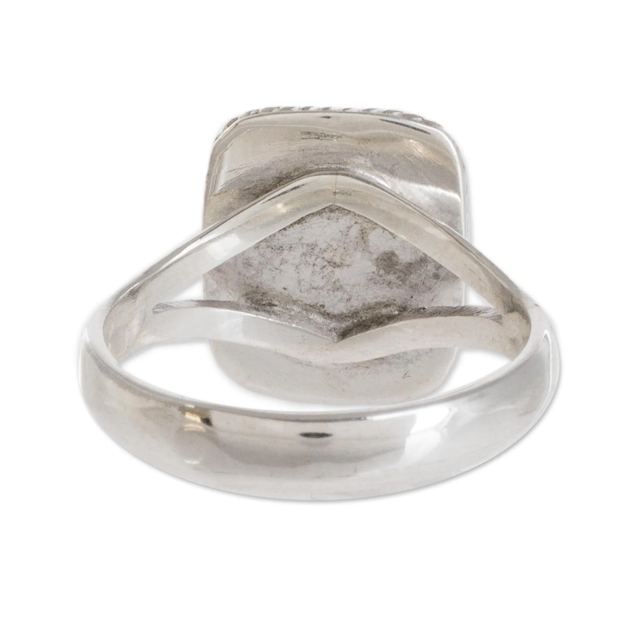 Jade Jewelry Artisan Crafted Ring - Life Divine | NOVICA