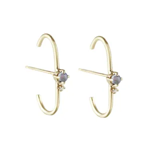 KITTA OPAL WITH DIAMOND STUDS
