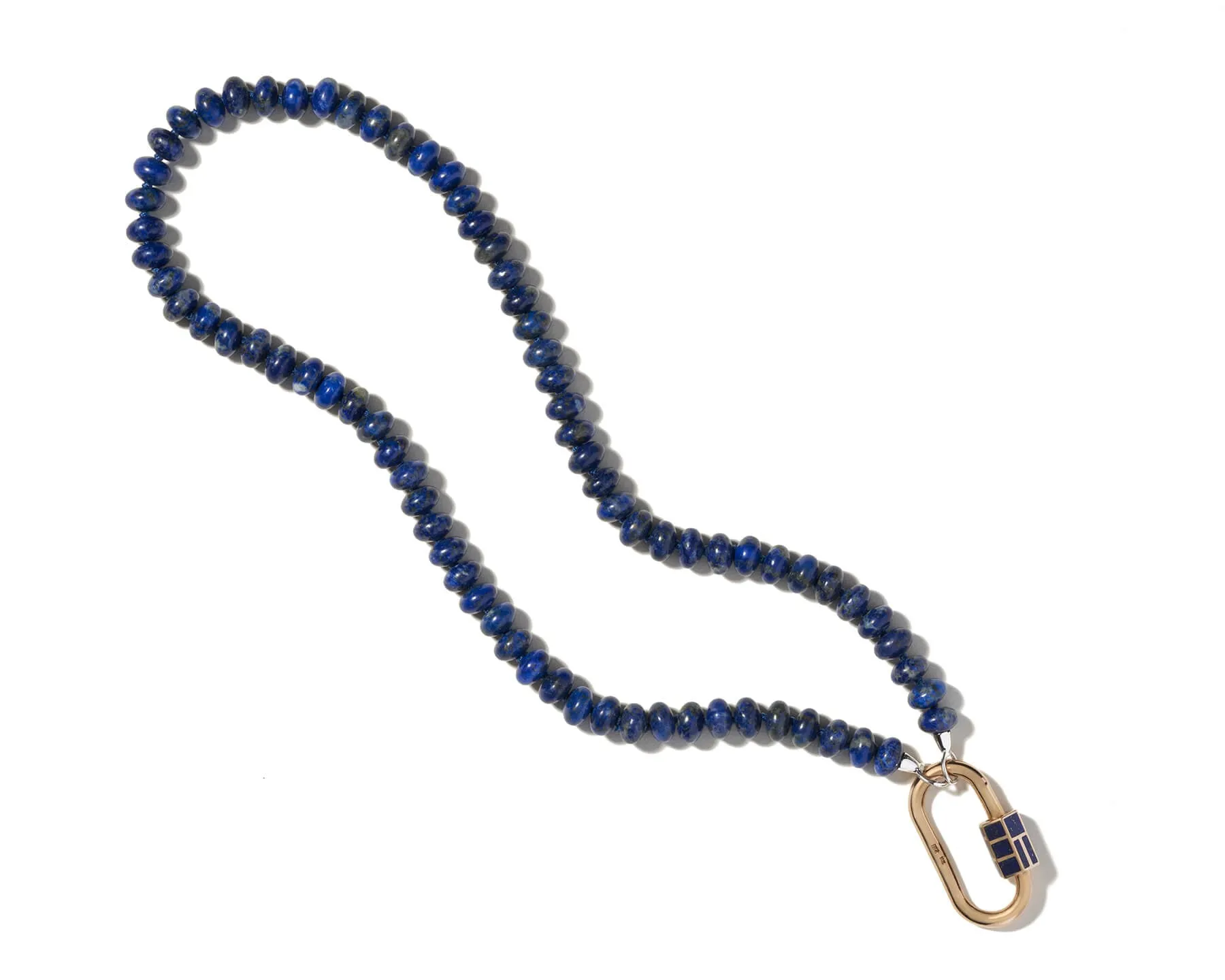 Lapis Rondelle Strand