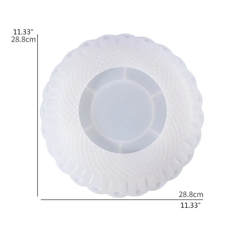 Large Elegant Silicone Resin Bowl Mold