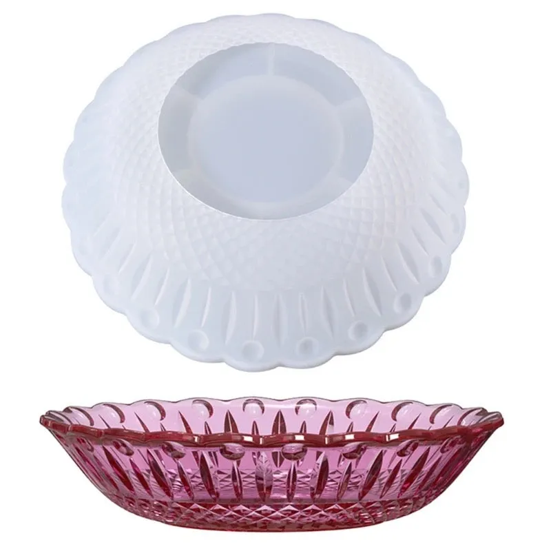 Large Elegant Silicone Resin Bowl Mold