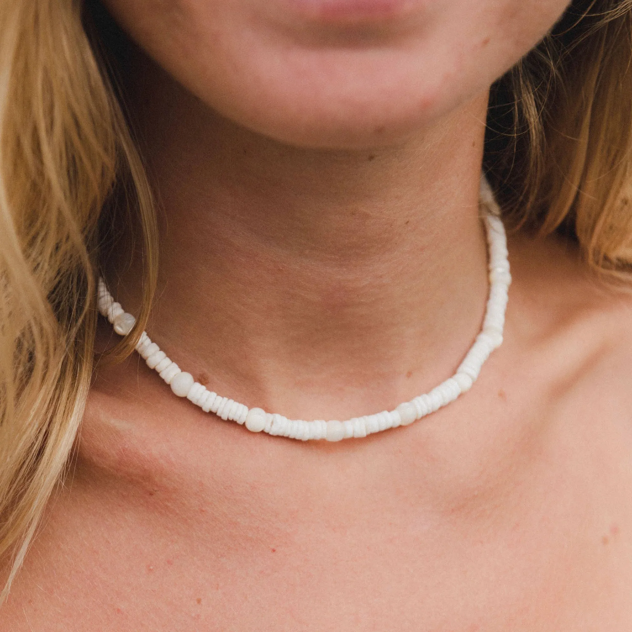 Madasari Beach Mother of Pearl Necklace