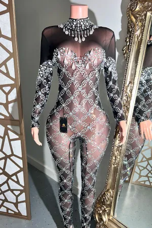 Masika Diamante Bodysuit