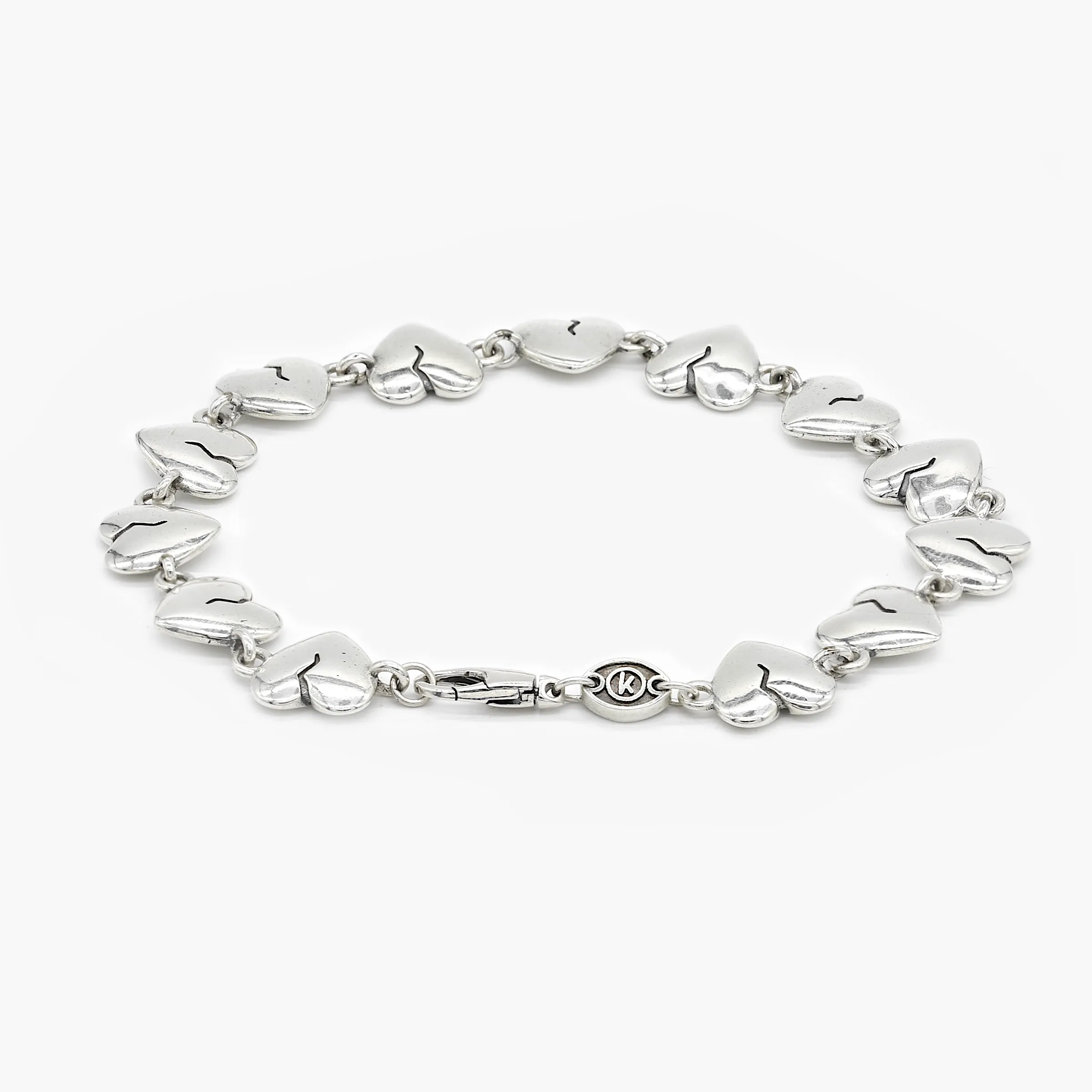 Maxi Heartbreak Sterling Silver Chain Bracelet