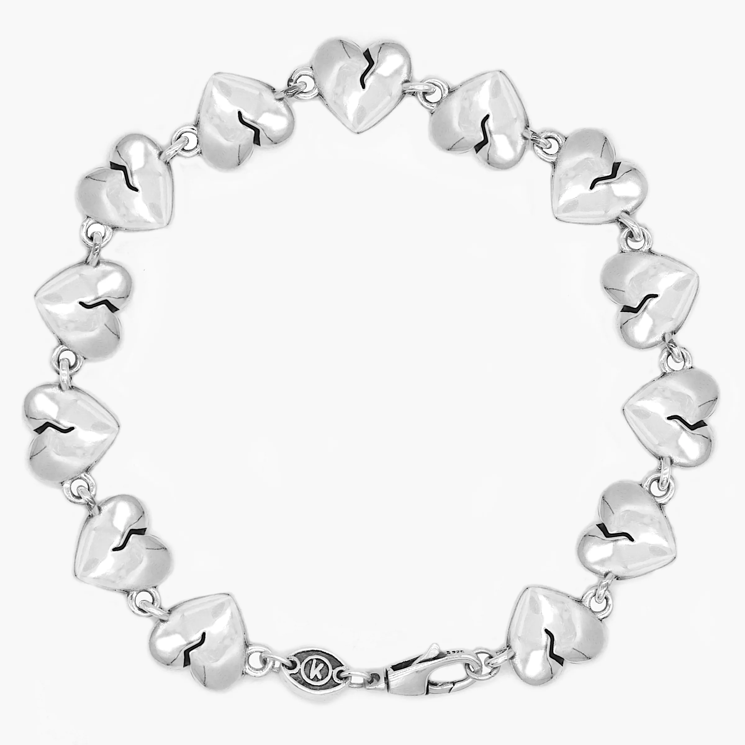 Maxi Heartbreak Sterling Silver Chain Bracelet