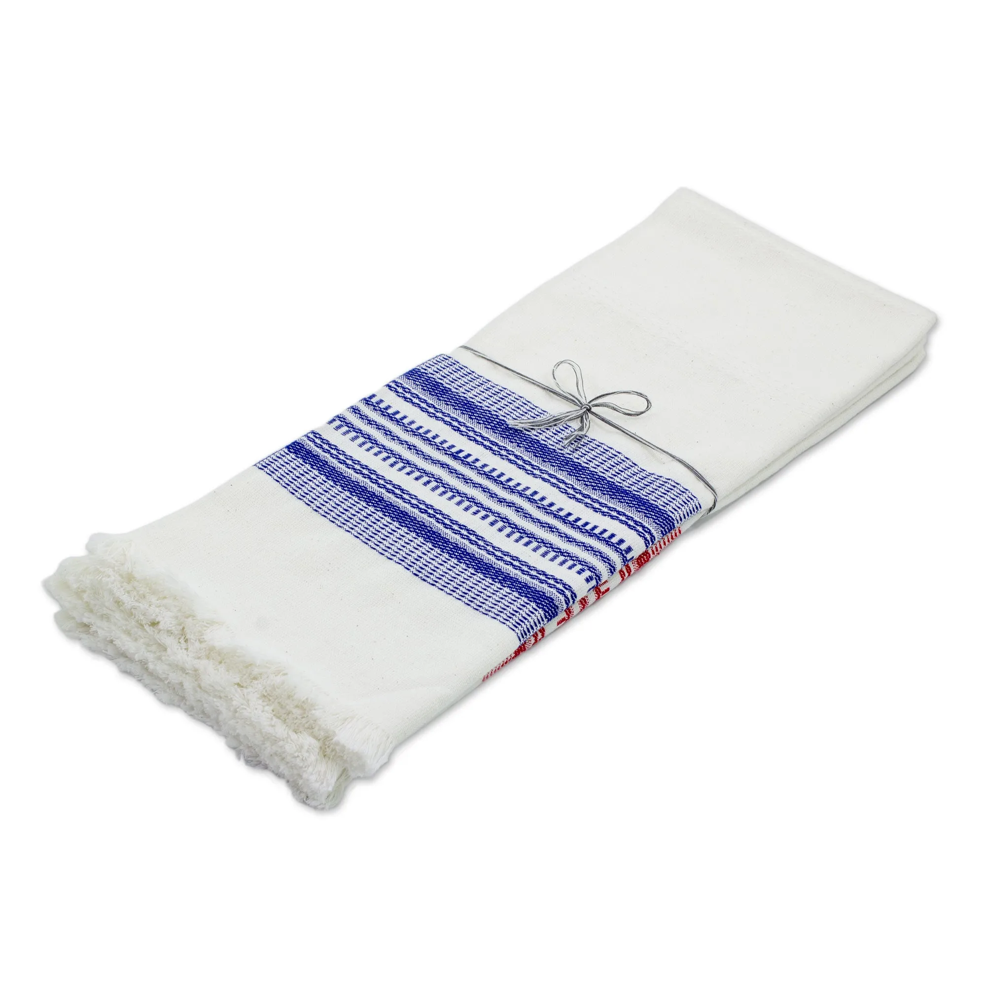 Multicolor 100% Cotton Dishtowels (Set of 3) - Village Fiesta | NOVICA