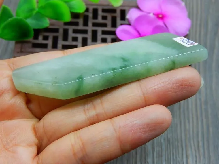Natural Jade Jadeite Raw (38g, 74X24X7mm)
