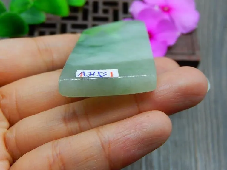 Natural Jade Jadeite Raw (38g, 74X24X7mm)