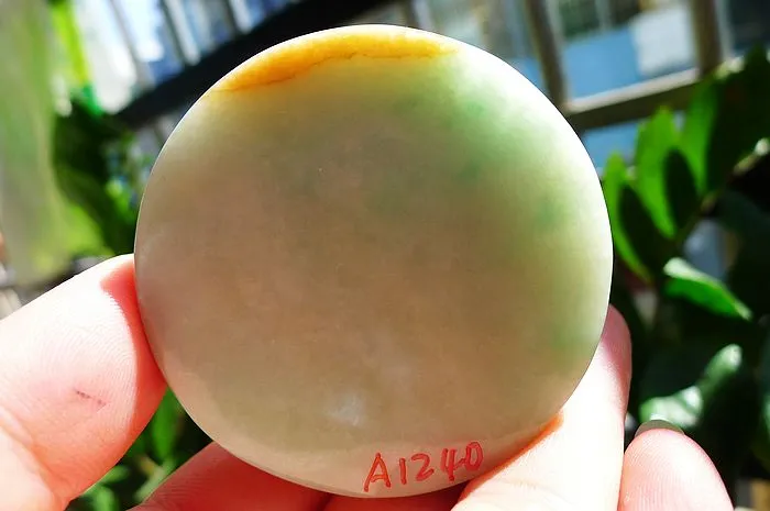 Natural Jade Rough Jadeite Raw (120g,5.5X1.55cm)