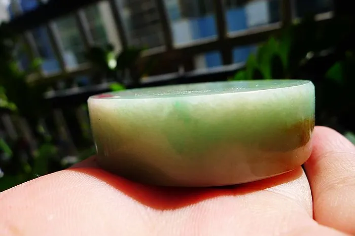 Natural Jade Rough Jadeite Raw (120g,5.5X1.55cm)
