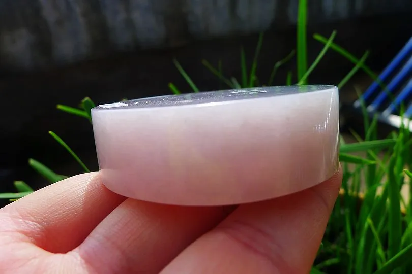 Natural Jade Rough Jadeite Raw (135g,5.6X5.6X1.55cm)