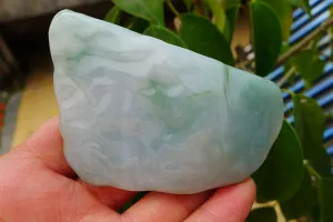 Natural Jade Rough Jadeite Raw (136g,8.2X5.4X2cm)
