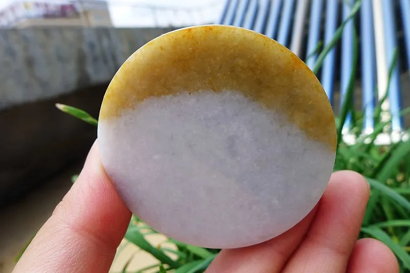 Natural Jade Rough Jadeite Raw (138g,5.5X5.5X1.7cm)