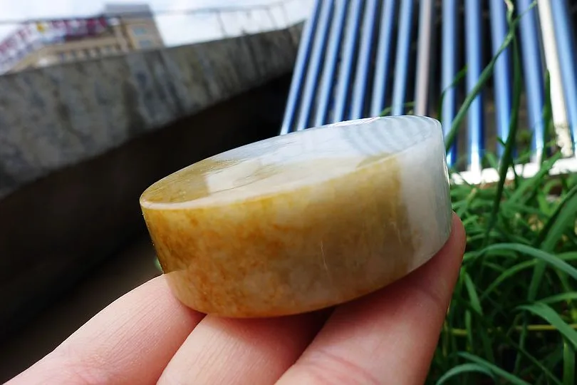 Natural Jade Rough Jadeite Raw (138g,5.5X5.5X1.7cm)