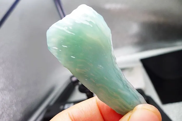 Natural Jade Rough Jadeite Raw (18.8g,5.9X2.4X0.8cm)