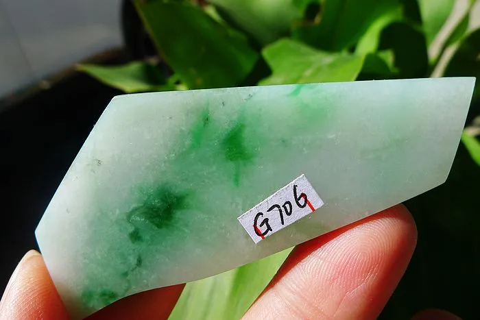 Natural Jade Rough Jadeite Raw (25g,7.2X3.1X0.55cm)