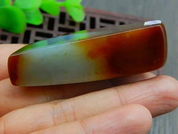 Natural Jade Rough Jadeite Raw (63g, 53X35X16mm)