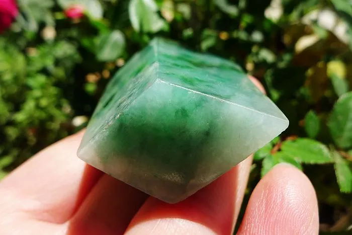 Natural Jade Rough Jadeite Raw (65g,4.6X3.7X2.1cm)