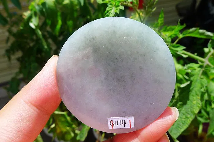 Natural Jade Rough Jadeite Raw (66g,5.5X5.5X0.8cm)