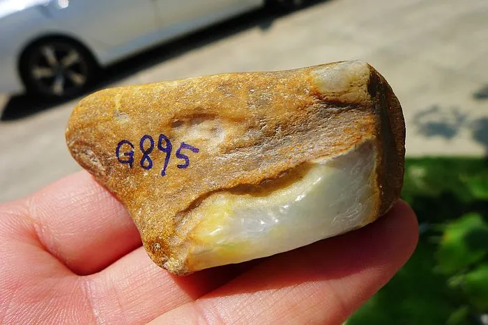 Natural Jade Rough Jadeite Raw (70g,5.8X3.1X2.1cm)