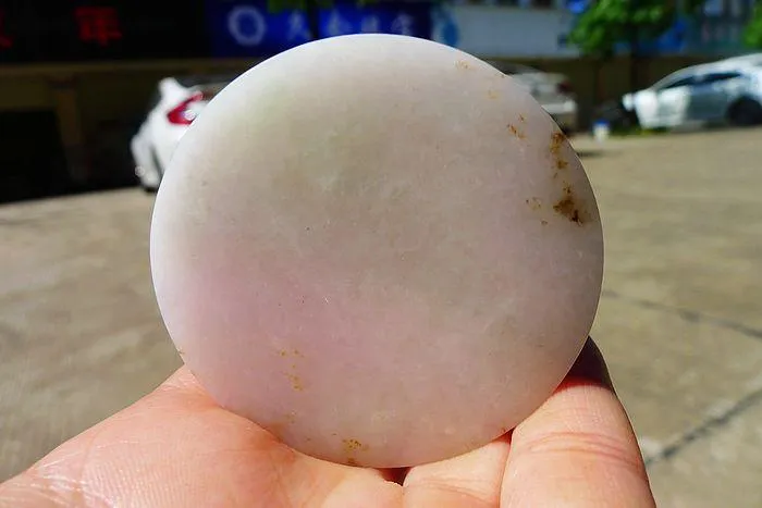 Natural Jade Rough Jadeite Raw (83g,5.5X1cm)
