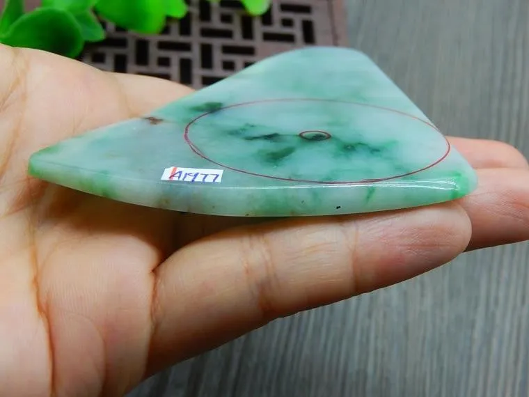 Natural Jade Rough Jadeite Raw (84g, 93X70X6mm)