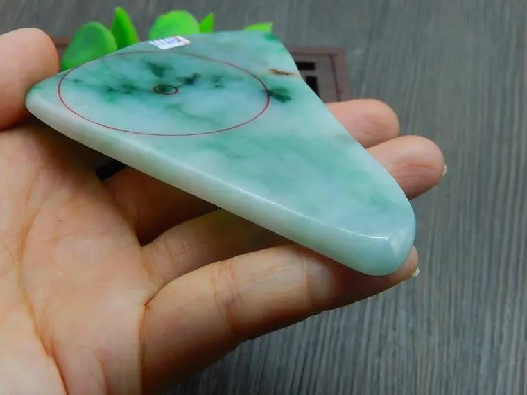 Natural Jade Rough Jadeite Raw (84g, 93X70X6mm)