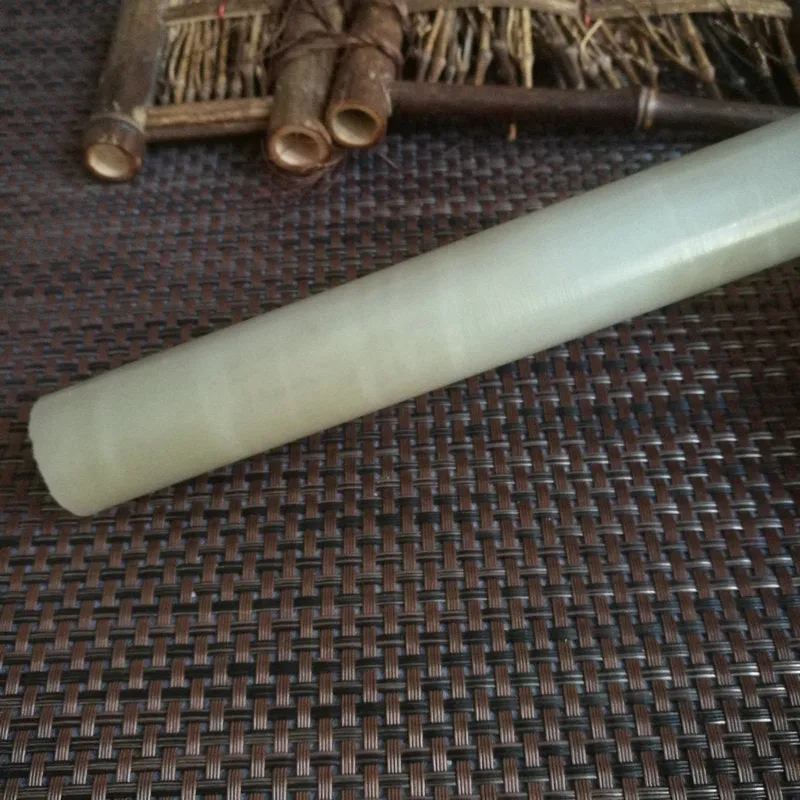 Natural Kunlun Jade Rough Nephrite Raw (327g,20X2.65cm)