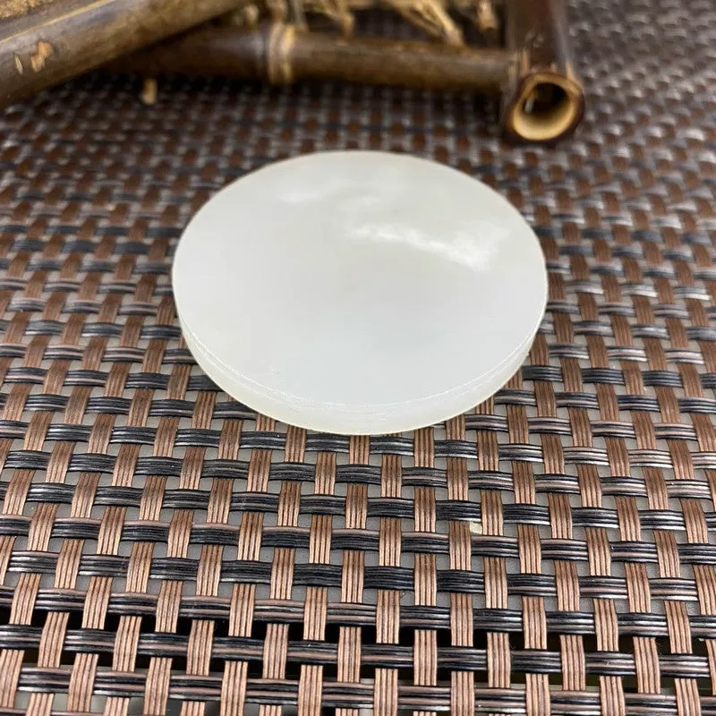 Natural Kunlun Jade Rough Nephrite Raw (38g,5.2X0.6cm)
