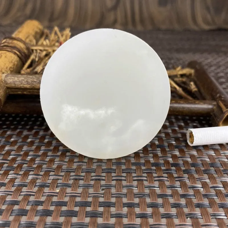 Natural Kunlun Jade Rough Nephrite Raw (38g,5.2X0.6cm)