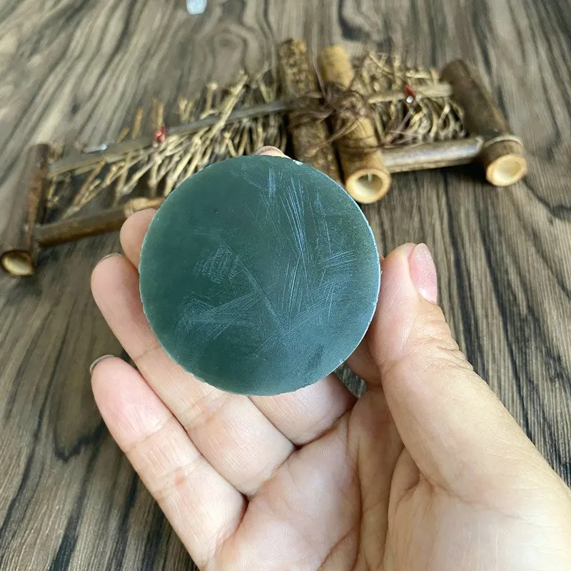 Natural Kunlun Jade Rough Nephrite Raw (80g,4.9X1.4cm)