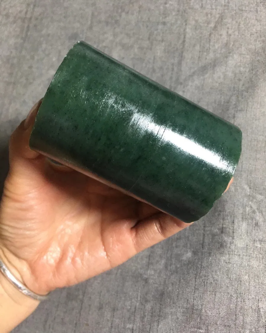 Natural Siberian Jade Rough Russia nephrite Raw 638g