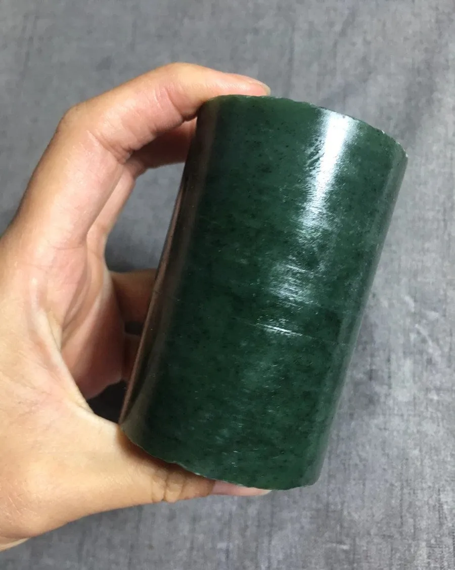 Natural Siberian Jade Rough Russia nephrite Raw 638g